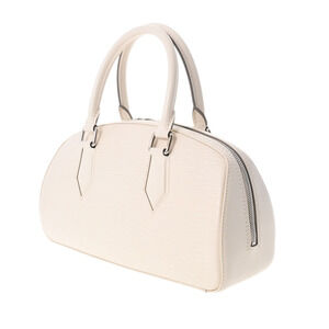 Louis Vuitton Leather Handbag White Epi Jasmine Ivory